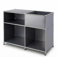 SIDEBOARD Concept Epure MK-030 88/65/40 cm  - Grau, Basics, Metall (88/65/40cm) - Floordirekt