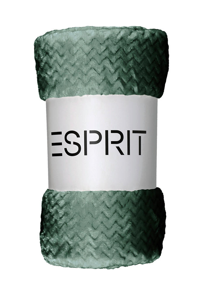 Pled 150/200 cm  - verde, Basics, plastic (150/200cm) - Esprit
