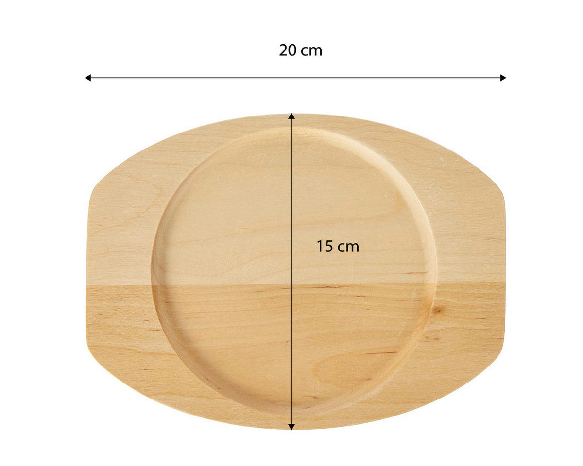 SERVIERPFANNE Emaille  - Schwarz, Design, Metall (15/3,5/25cm) - Echtwerk