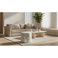 HOCKER Jacquard Weiß  - Weiß, LIFESTYLE, Textil (45/40/45cm) - Xora