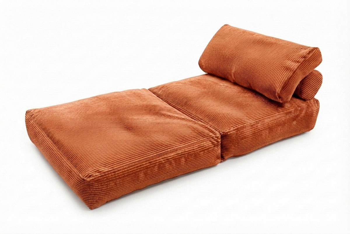 SCHLAFSESSEL Cord Rostfarben Rückenkissen  - Rostfarben, KONVENTIONELL, Textil (85/80/85cm) - Xora