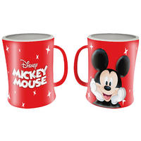 KINDERTASSE Mickey Mouse Steinzeug  - Hellrot, Basics, Keramik (13/11,5/9,5cm) - Disney