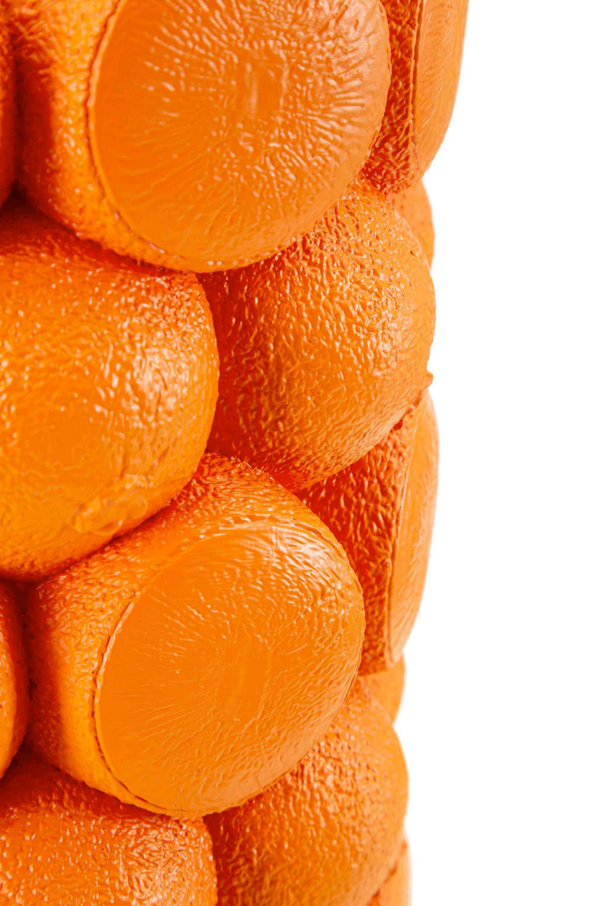 VASE  - Orange, Basics, Kunststoff (19/28/19  cm)