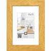 BILDERRAHMEN 13,5/18/1,5 cm  - Eichefarben, Basics, Glas/Kunststoff (13,5/18/1,5cm)