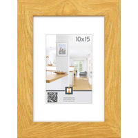 BILDERRAHMEN 13,5/18/1,5 cm  - Eichefarben, Basics, Glas/Kunststoff (13,5/18/1,5cm)