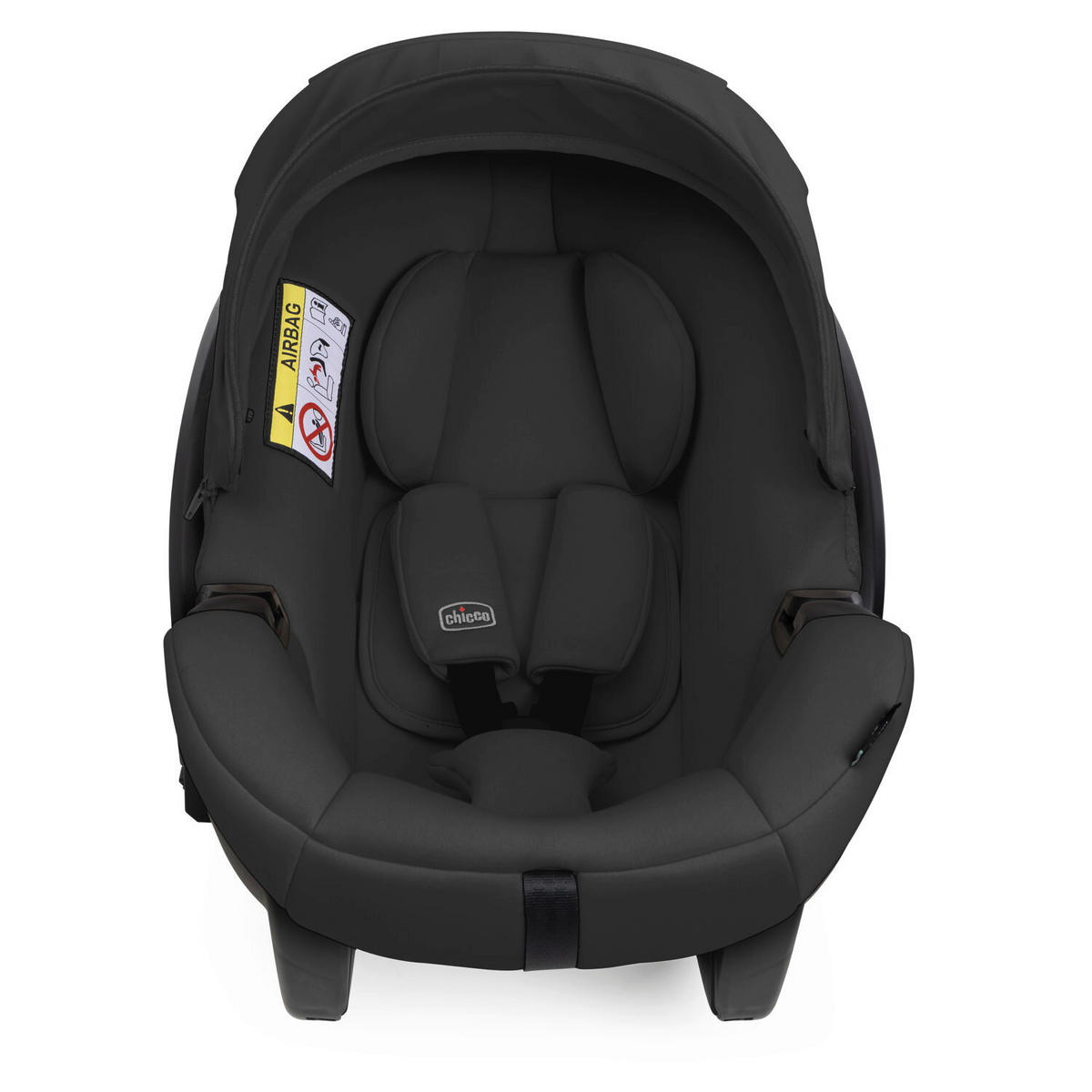KINDERAUTOSITZ Black Satin   - Schwarz, Basics, Textil (63/36/57/37cm) - Chicco