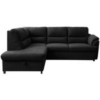 ECKSOFA Graphitfarben  - Greige/Schwarz, Basics, Holz/Textil (200/240cm) - MID.YOU