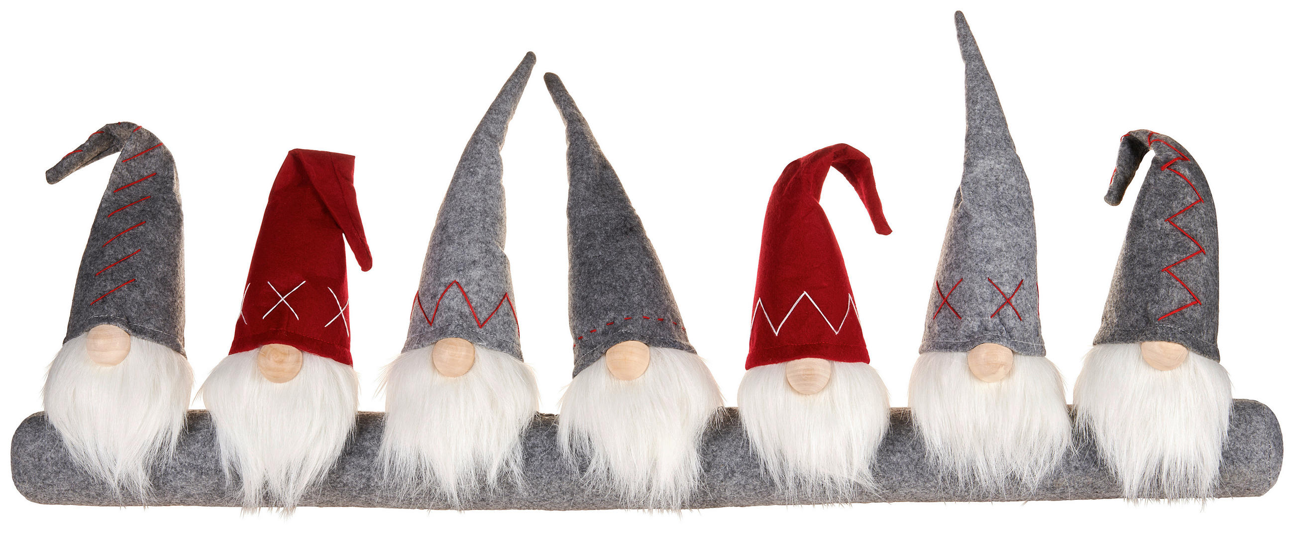 ZUGLUFTSTOPPER     - Rot/Weiß, LIFESTYLE, Textil (7/35/90cm) - X-Mas