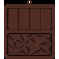 CHOKLADFORM - brun, Basics, plast (19/22,5/2,8cm) - Fackelmann