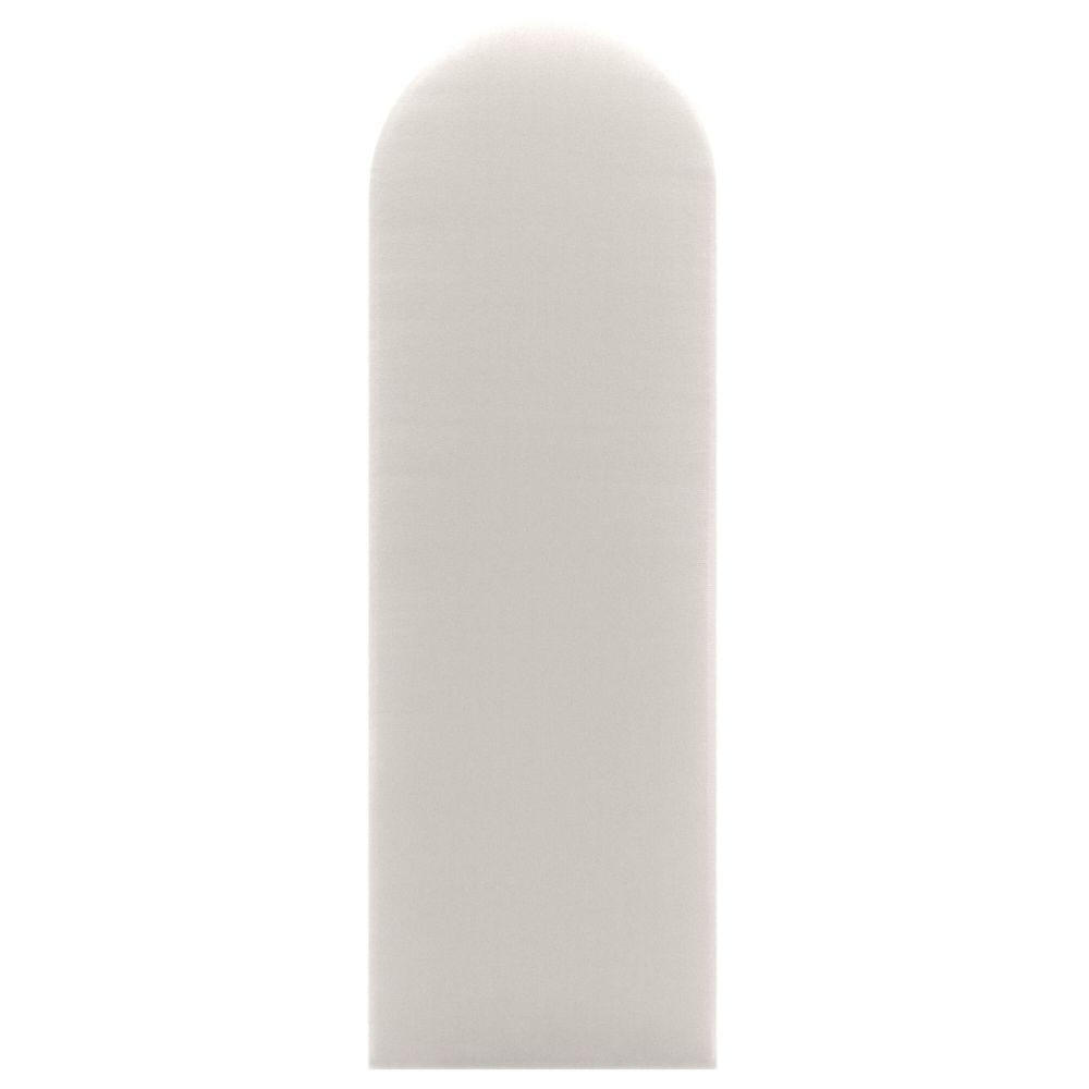 WANDPANEEL 30/100/2.5 cm  - Creme, Basics, Kunststoff/Textil (30/100/2.5cm)