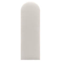 WANDPANEEL 30/100/2.5 cm  - Creme, Basics, Kunststoff/Textil (30/100/2.5cm)