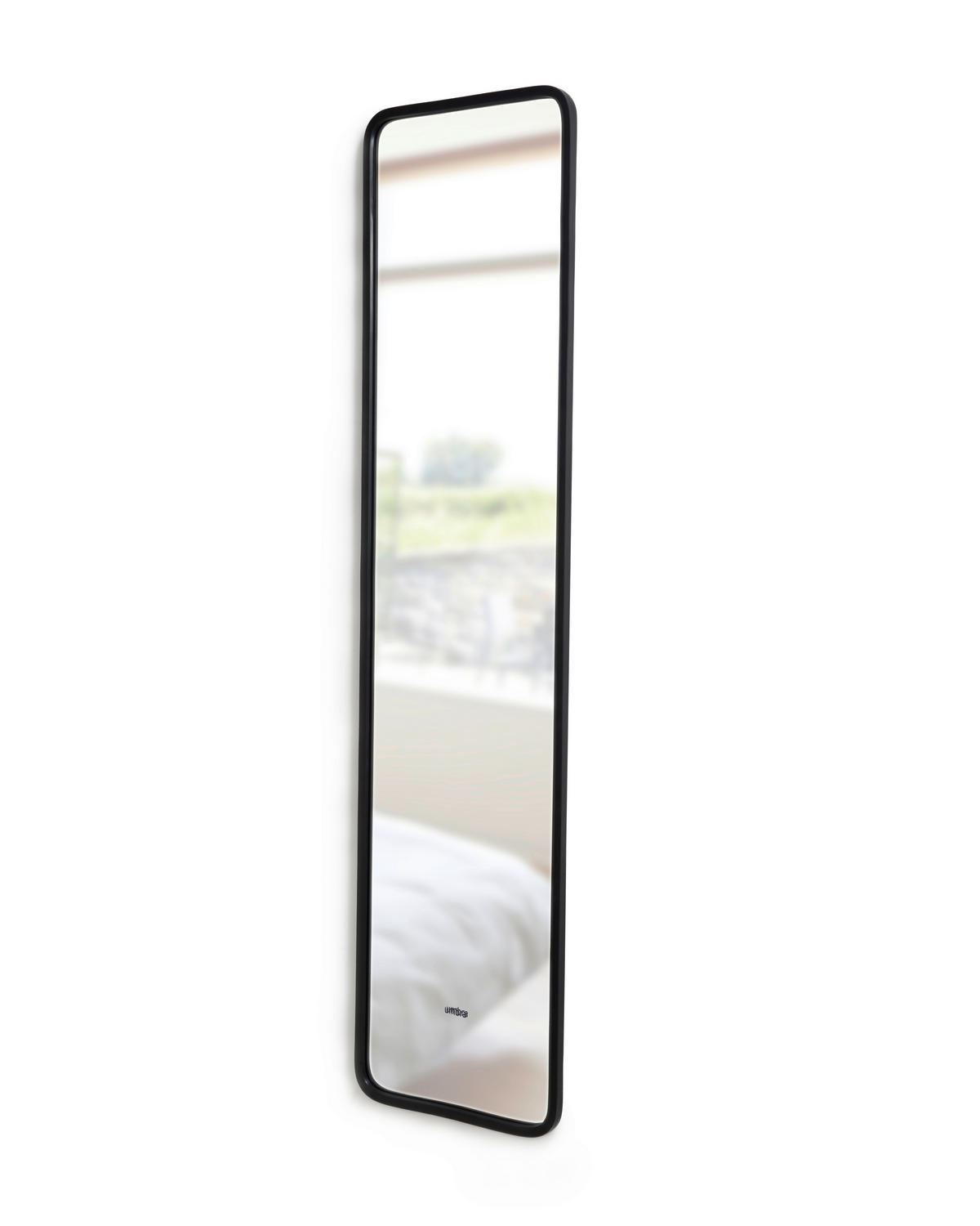 STANDSPIEGEL 37/157/5 cm  - Schwarz, Basics, Glas/Kunststoff (37/157/5cm) - Umbra