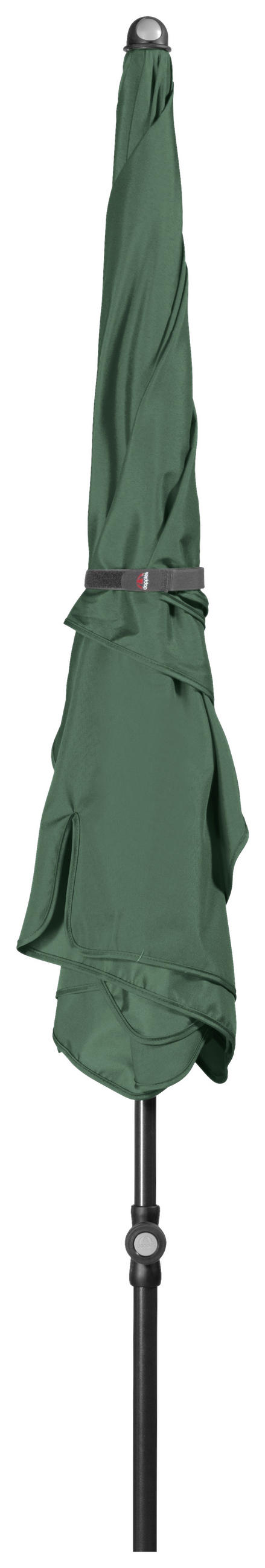SONNENSCHIRM 185x120 cm Dunkelgrün  - Dunkelgrün/Anthrazit, Basics, Textil/Metall (185/120cm) - Doppler