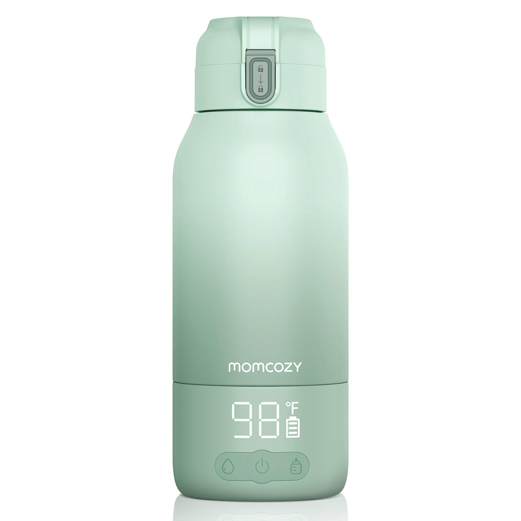 BABYKOSTWÄRMER  - Hellgrün, Basics, Kunststoff (11,4/29,8/11,4cm) - Momcozy