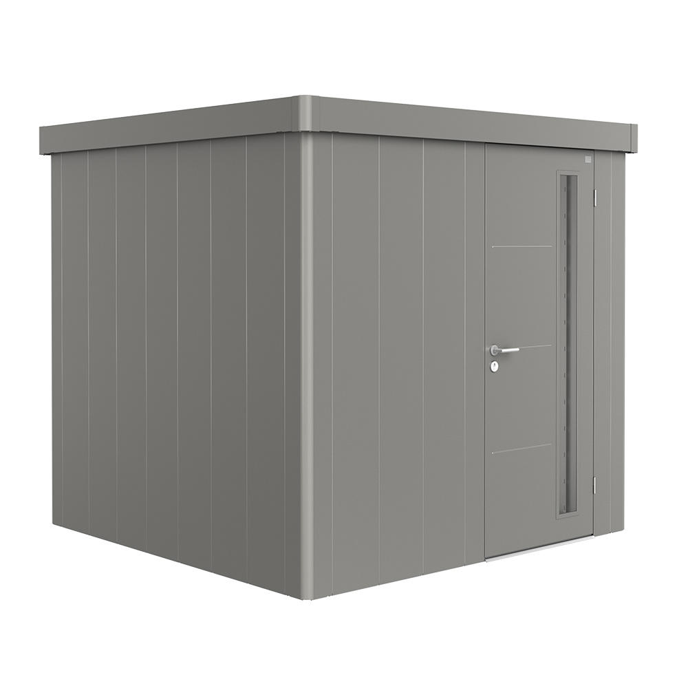 GERÄTEHAUS 180/222/180 cm  - Dunkelgrau/Anthrazit, Design, Metall (180/222/180cm) - Biohort