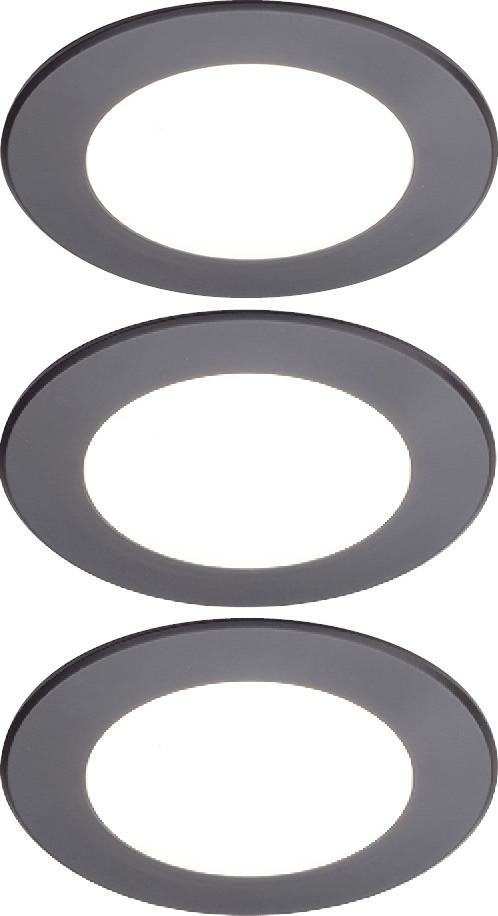 UNTERBAULEUCHTEN-SET - Schwarz, Basics, Kunststoff (68/68/8cm) - HKT