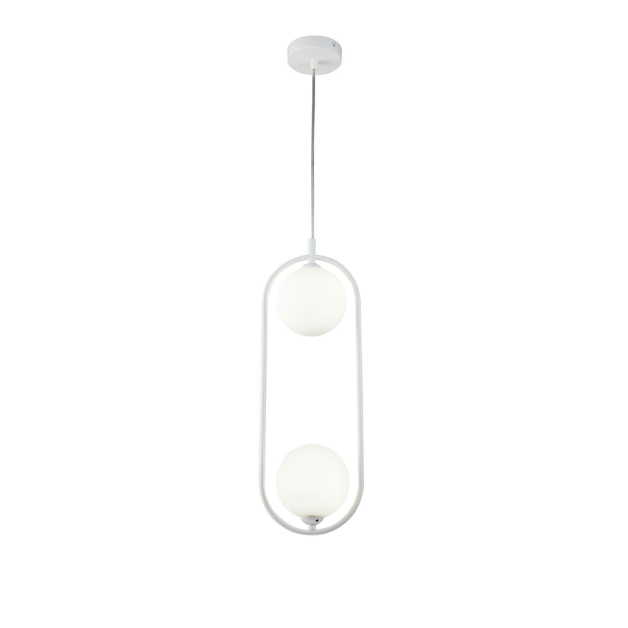 PENDELLEUCHTE 17/12/48 cm  - Weiß, Trend, Glas/Metall (17/12/48cm) - MAYTONI
