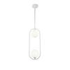PENDELLEUCHTE 17/12/48 cm    - Weiss, Trend, Glas/Metall (17/12/48cm) - MAYTONI
