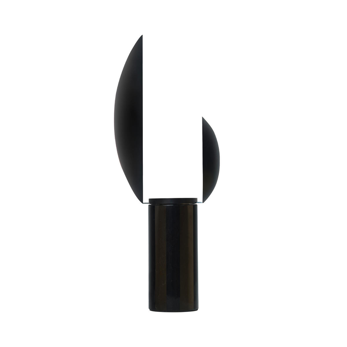 TISCHLEUCHTE Caché 30/49 cm   - Schwarz/Weiß, Design, Stein/Metall (30/49cm) - Nordlux