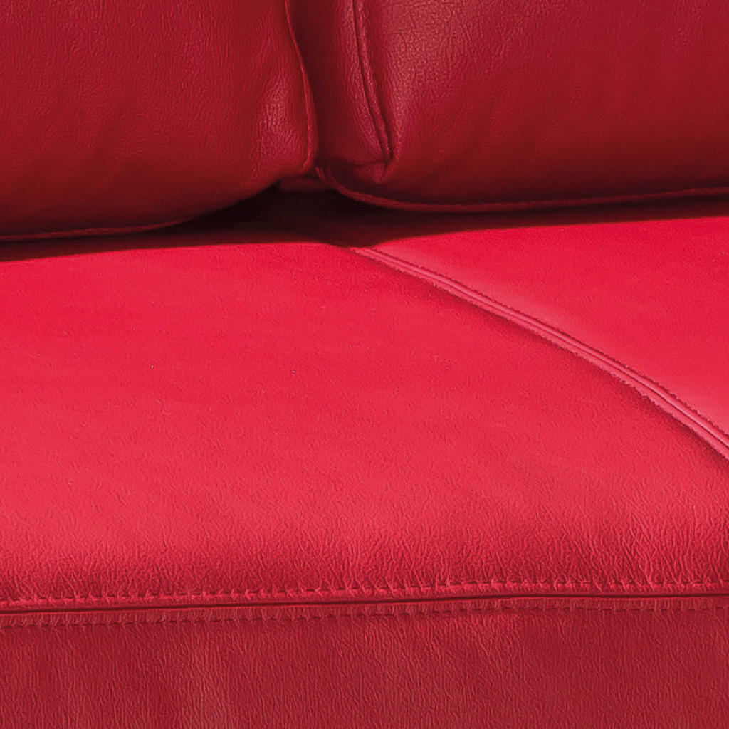 Thumbnail - Livetastic Schlafsofa, Rot, Leder, Echtleder, Rindleder, Uni, Füllung: Polyurethan (Pur), 195x85x90 cm, Lederauswahl, Sc...