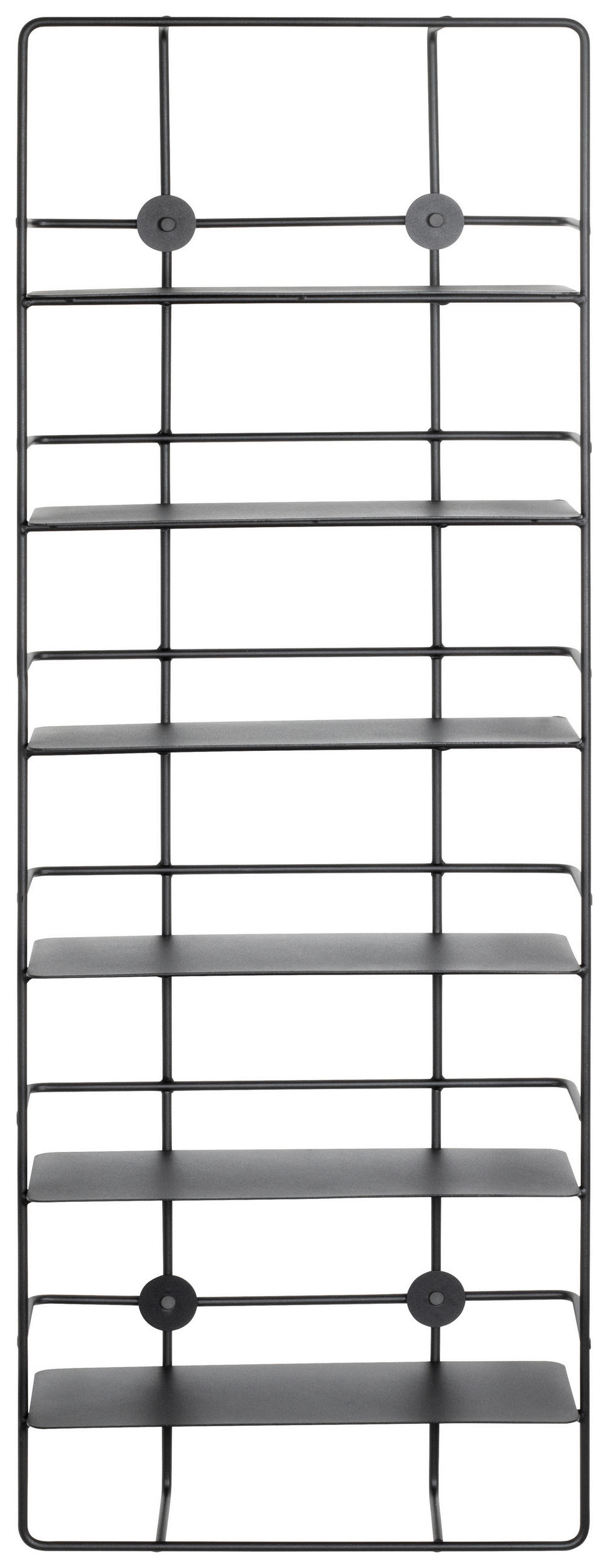 VÄGGHYLLPLAN 37/103/14 cm  - svart, Design, metall (37/103/14cm)