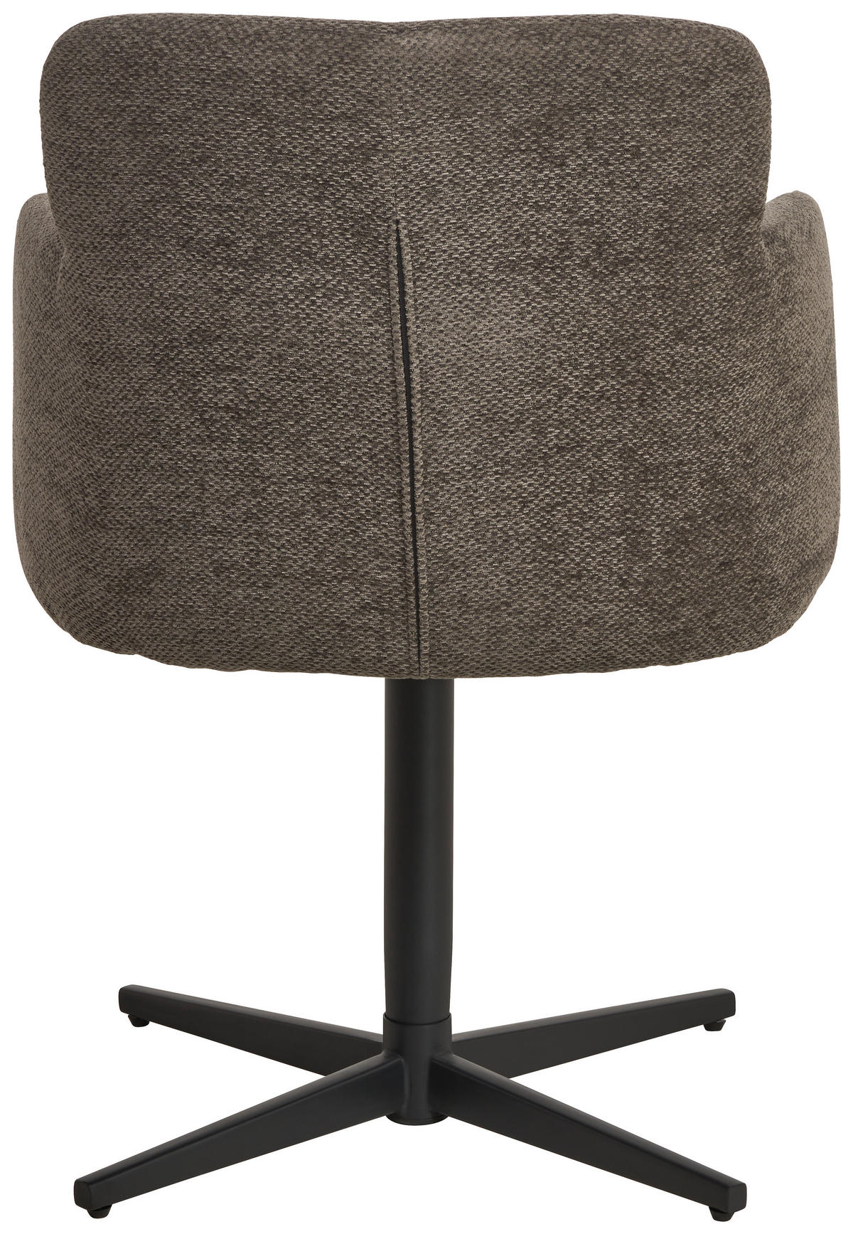 ARMLEHNSTUHL  in Eisen Webstoff  - Anthrazit/Schwarz, KONVENTIONELL, Holz/Textil (58,5/85/63cm) - Livetastic