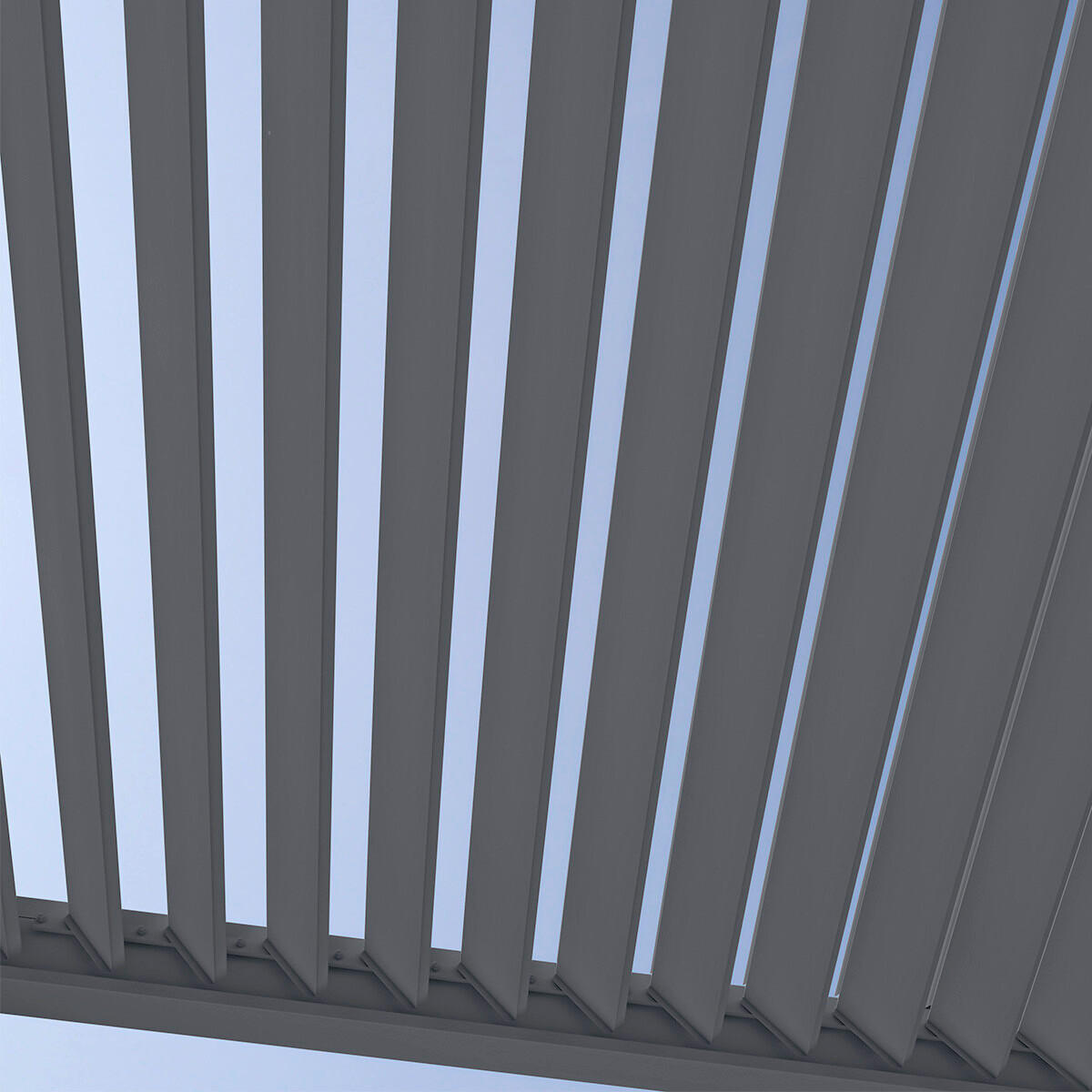 PERGOLA 360/530/255 cm   - Anthrazit, Basics, Metall (360/530/255cm) - Gardenson