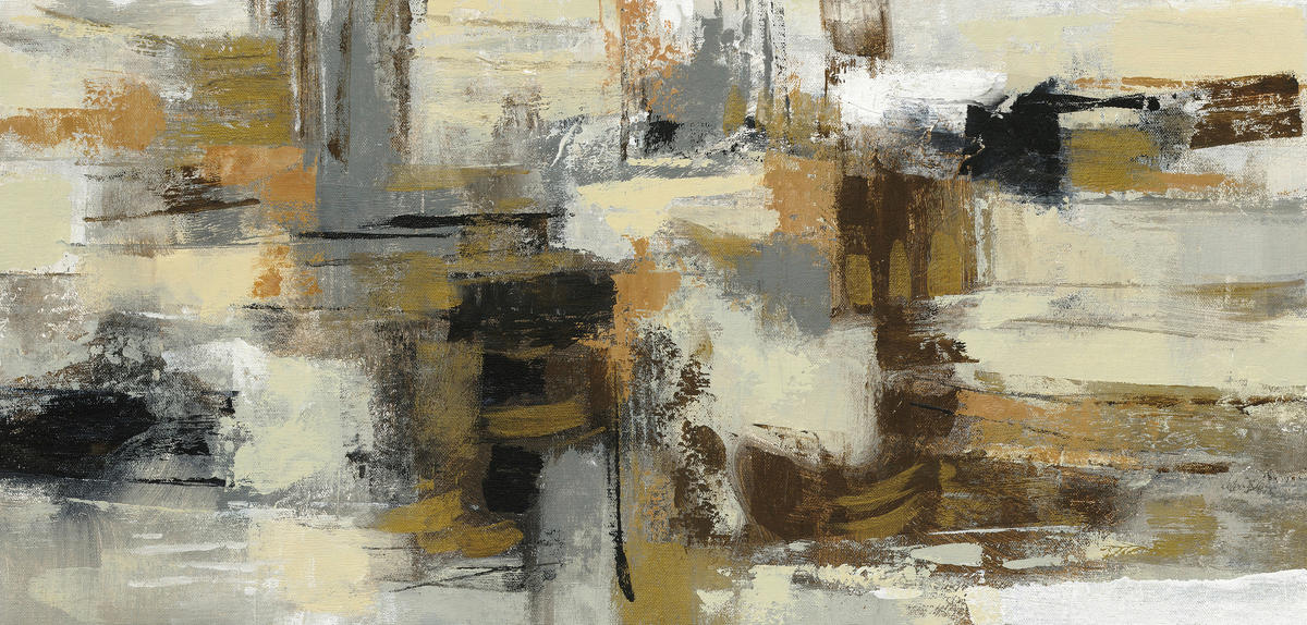 MALBA NA PLÁTNĚ, abstraktní, 115/55 cm  - vícebarevná, Basics, dřevo/papír (115/55cm) - Euroart