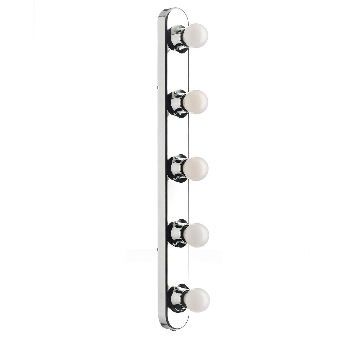 SPIEGELLEUCHTE 5/5/60 cm   - Chromfarben, KONVENTIONELL, Kunststoff (5/5/60cm)