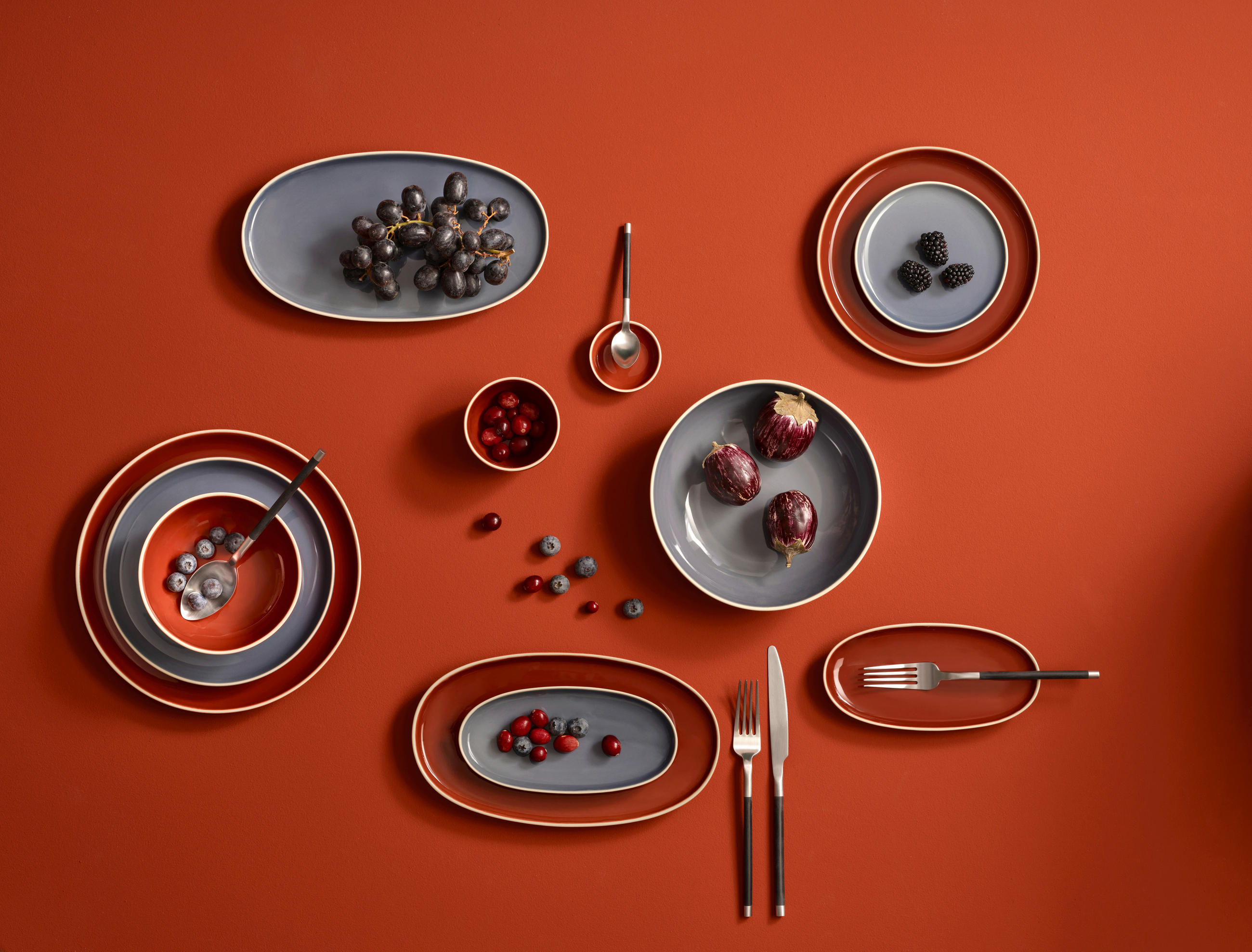 PASTATELLER Steinzeug semana  - Rot, KONVENTIONELL, Keramik (21/5,5cm) - ASA
