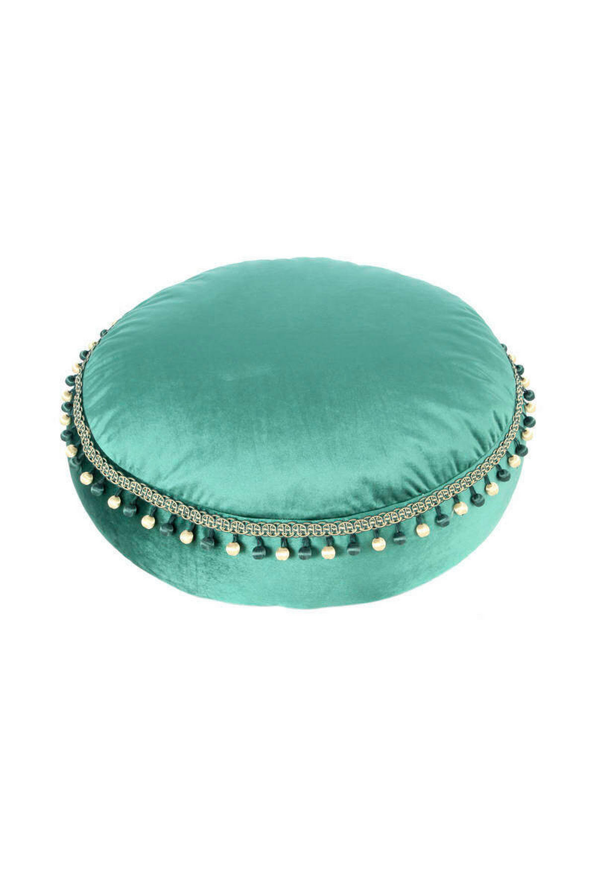 SITTPUFF i  - grön, Lifestyle, textil (65/25/65cm) - Kayoom