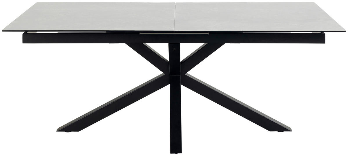 STOL ZA BLAGOVAONICU  bijela  keramika      - bijela/crna, Trend, metal/keramika (200-240/100/76cm) - MID.YOU