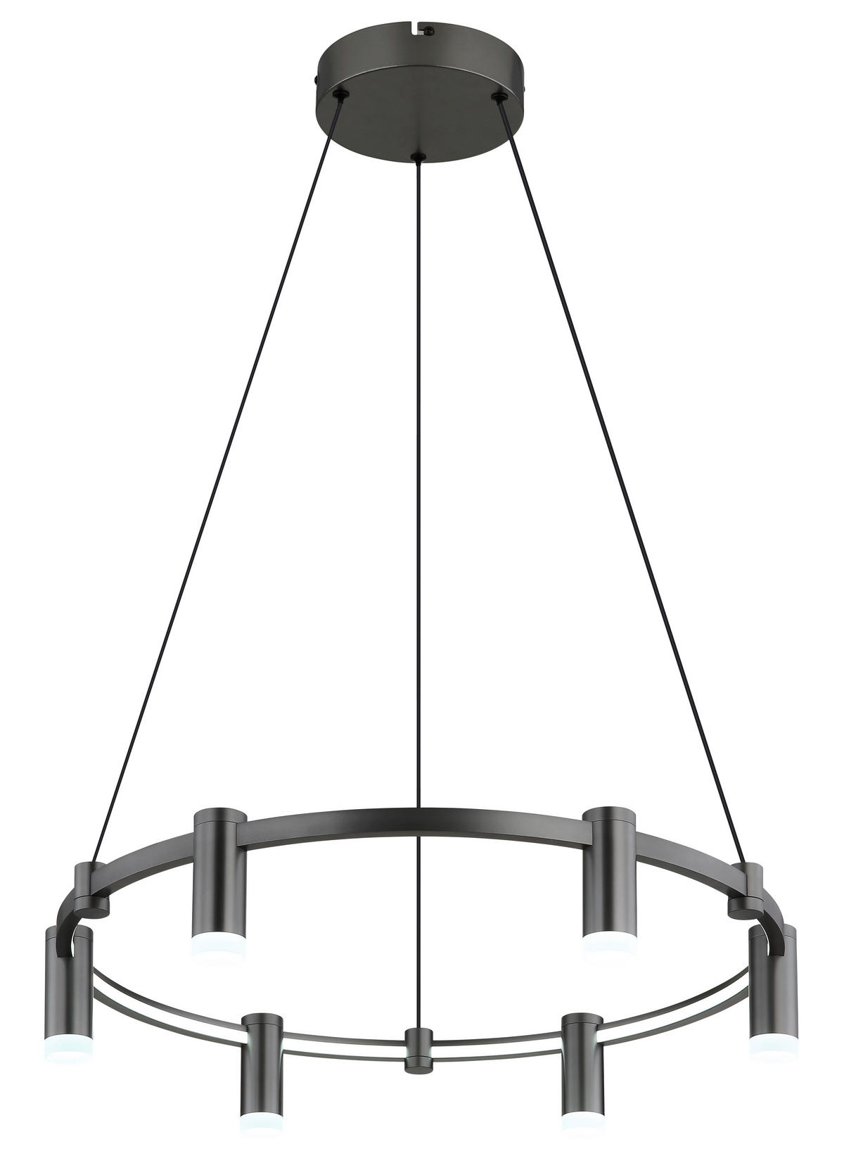 ZÁVĚSNÉ LED SVÍTIDLO, 62/120 cm  - bílá/černá, Design, kov/plast (62/120cm) - Globo