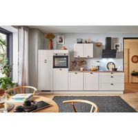 KÜCHENBLOCK PN 435 340 cm  in Eichefarben, Kaschmir  - Kaschmir/Eichefarben, Design, Holzwerkstoff/Metall (340cm) - Pino