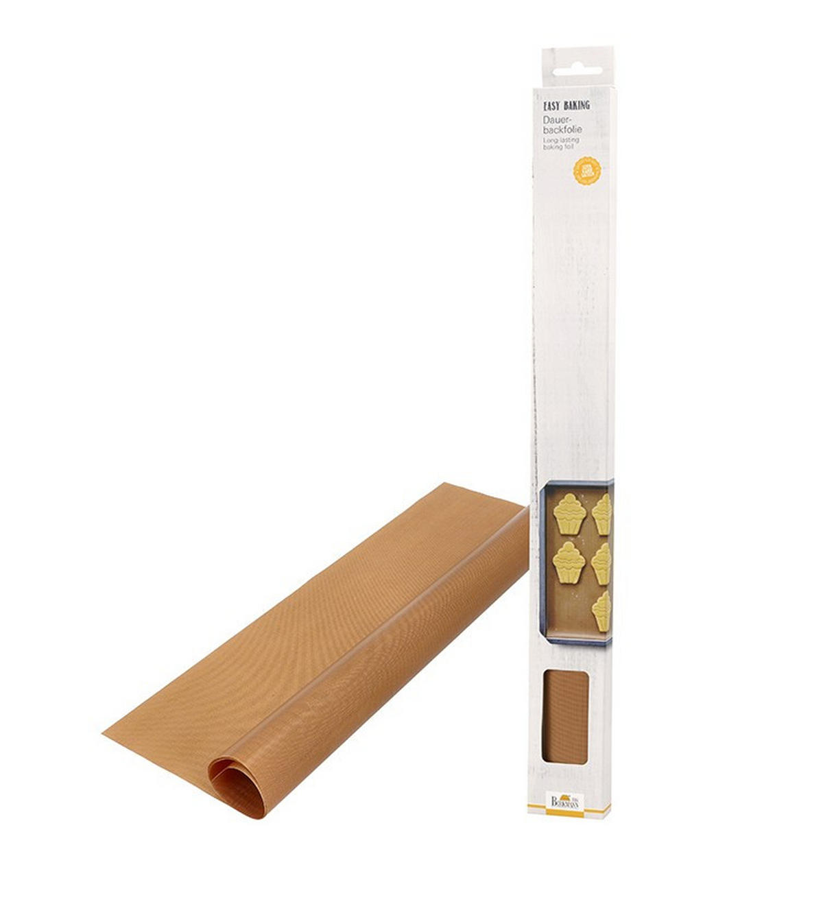 DAUERBACKFOLIE - Braun, KONVENTIONELL, Kunststoff (50/45cm) - Birkmann