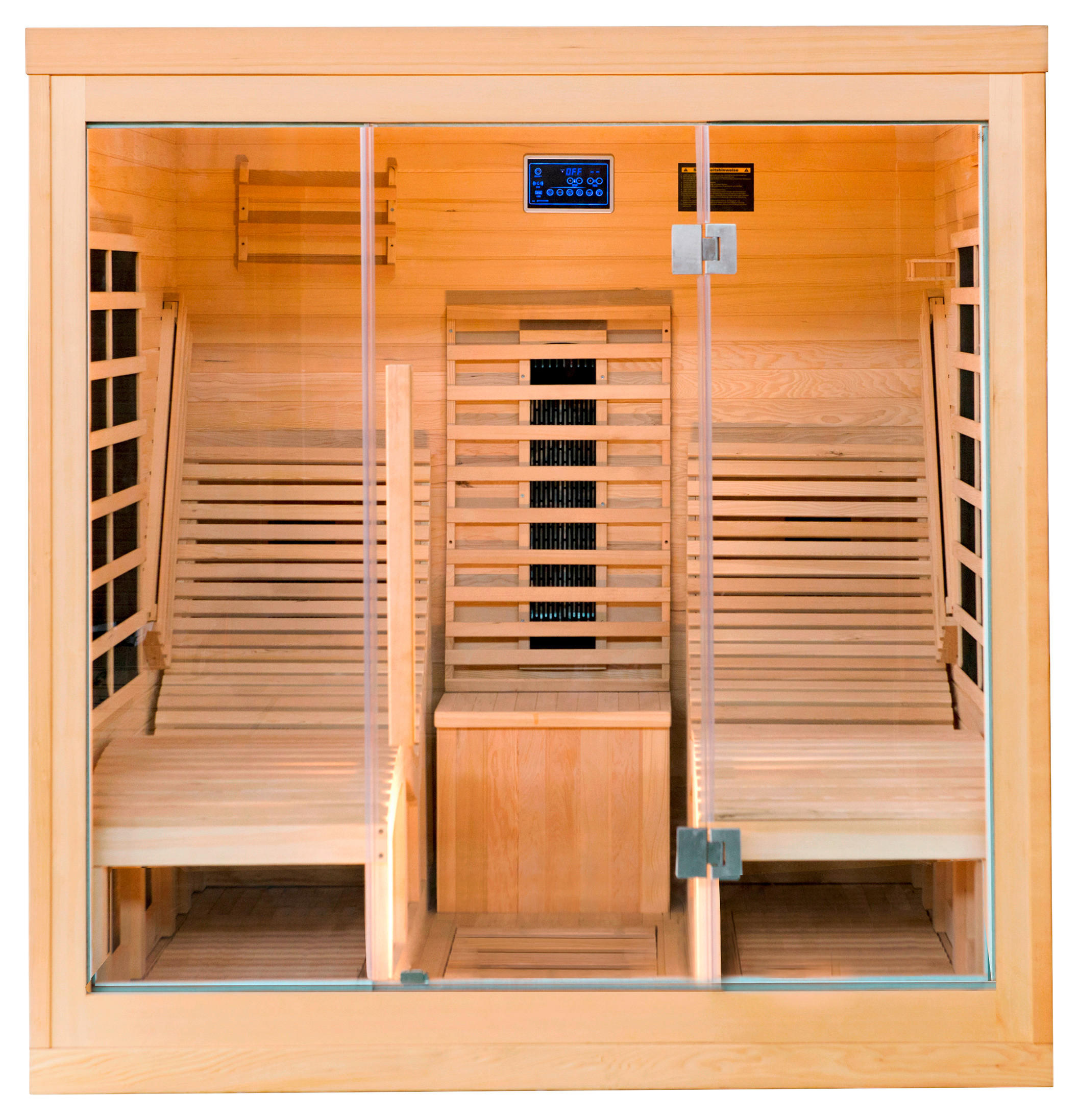 INFRAROTKABINE HEMLOCK L II - KONVENTIONELL, Holz (180/190/180cm) - Atrigo