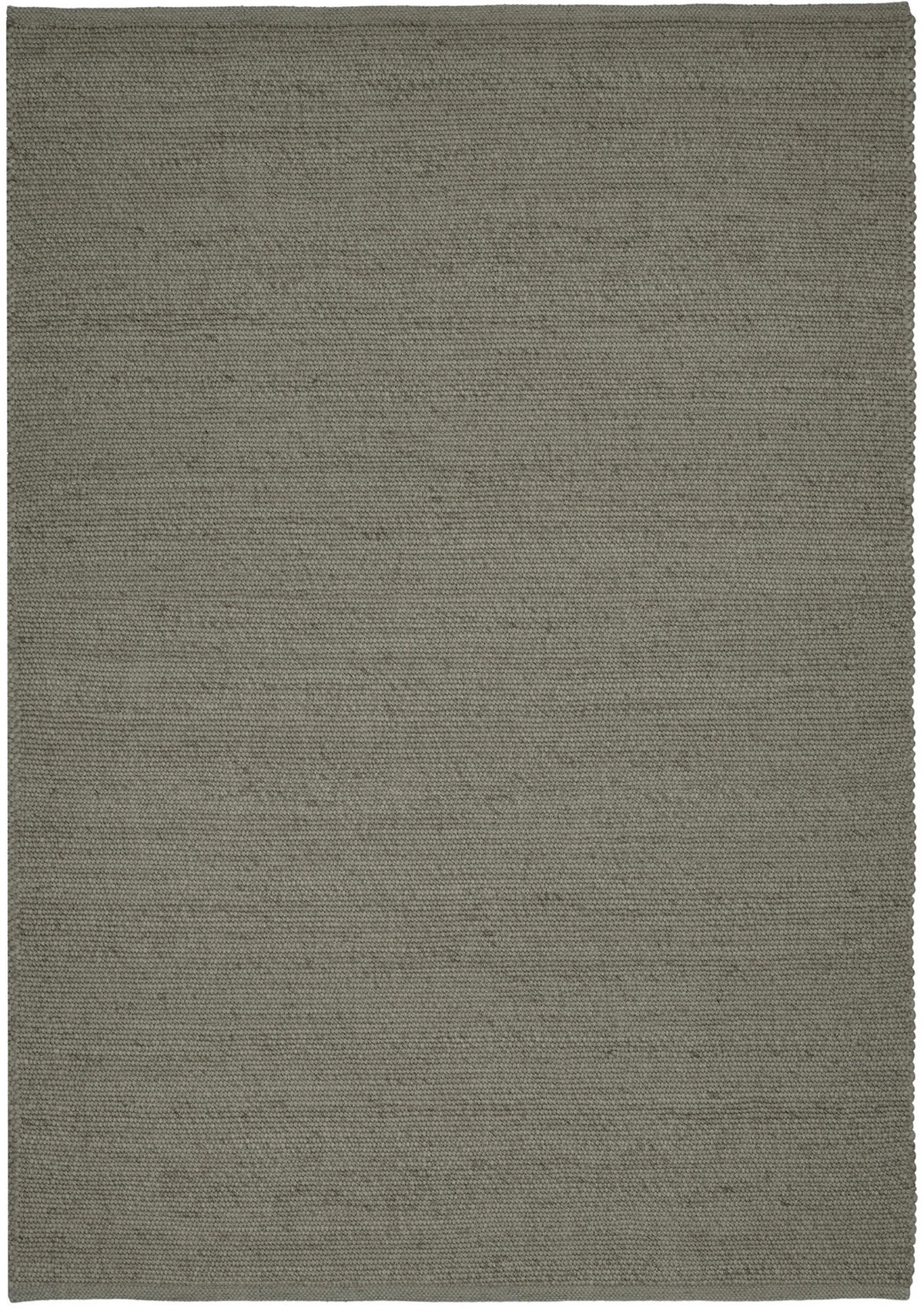 HANDWEBTEPPICH 140/200 cm Havre Grau, Grün, Dunkelgrün  - Dunkelgrün/Grau, Basics, Textil (140/200cm) - Linea Natura