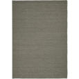 HANDWEBTEPPICH 170/240 cm Havre Grau, Grün, Dunkelgrün  - Dunkelgrün/Grau, Basics, Textil (170/240cm) - Linea Natura