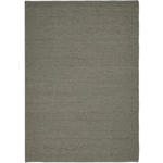 HANDWEBTEPPICH 140/200 cm Havre Grau, Grün, Dunkelgrün  - Dunkelgrün/Grau, Basics, Textil (140/200cm) - Linea Natura