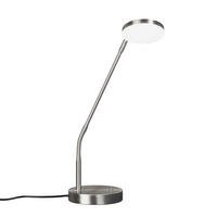 LED-TISCHLEUCHTE Sorento 16/48/36 cm   - Nickelfarben, Design, Metall (16/48/36cm) - Fischer & Honsel