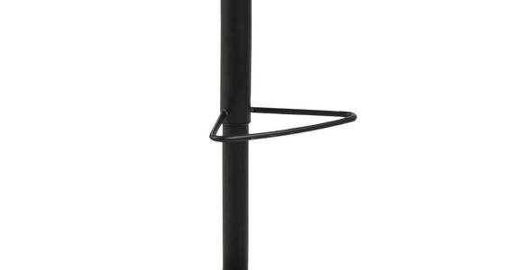BARHOCKER in Metall, Textil Hellbraun - Hellbraun/Schwarz, Design, Textil/Metall (41,5/94-115/52cm) - Carryhome