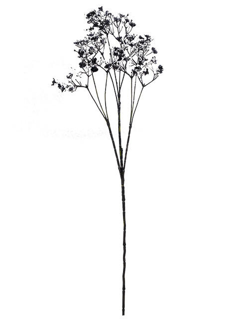 KUNSTPFLANZE  - Silberfarben/Schwarz, Basics (ca. 70cmcm)