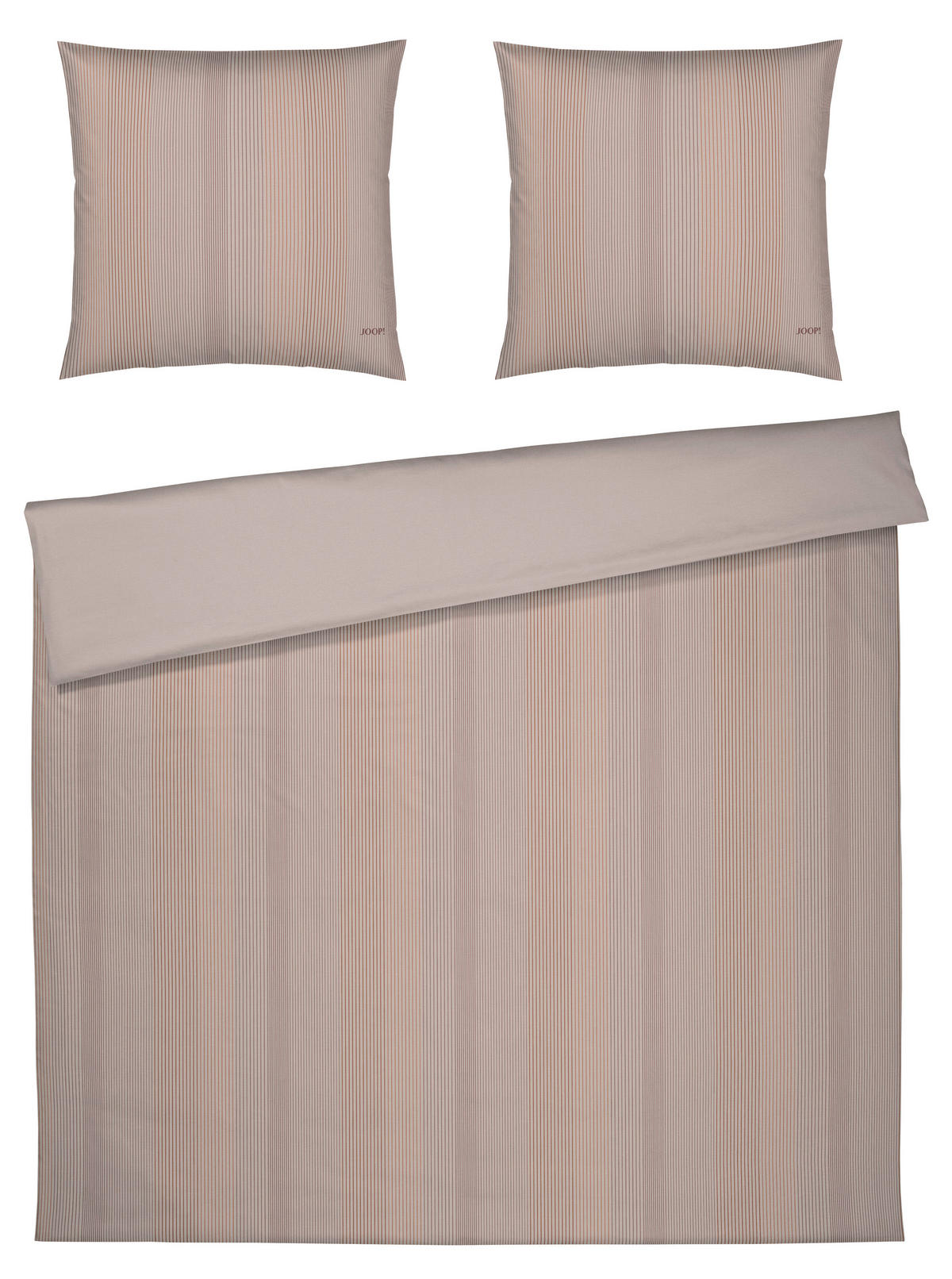BETTWÄSCHE GROOVE Makosatin 200/220 cm  - Kupferfarben, Basics, Naturmaterialien/Textil (200/220cm) - Joop!