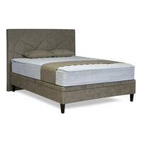 BOX KREVET 180/200 cm     bež  - bež/crna, Moderno, drvni materijal/drvo (180/200cm) - Novel