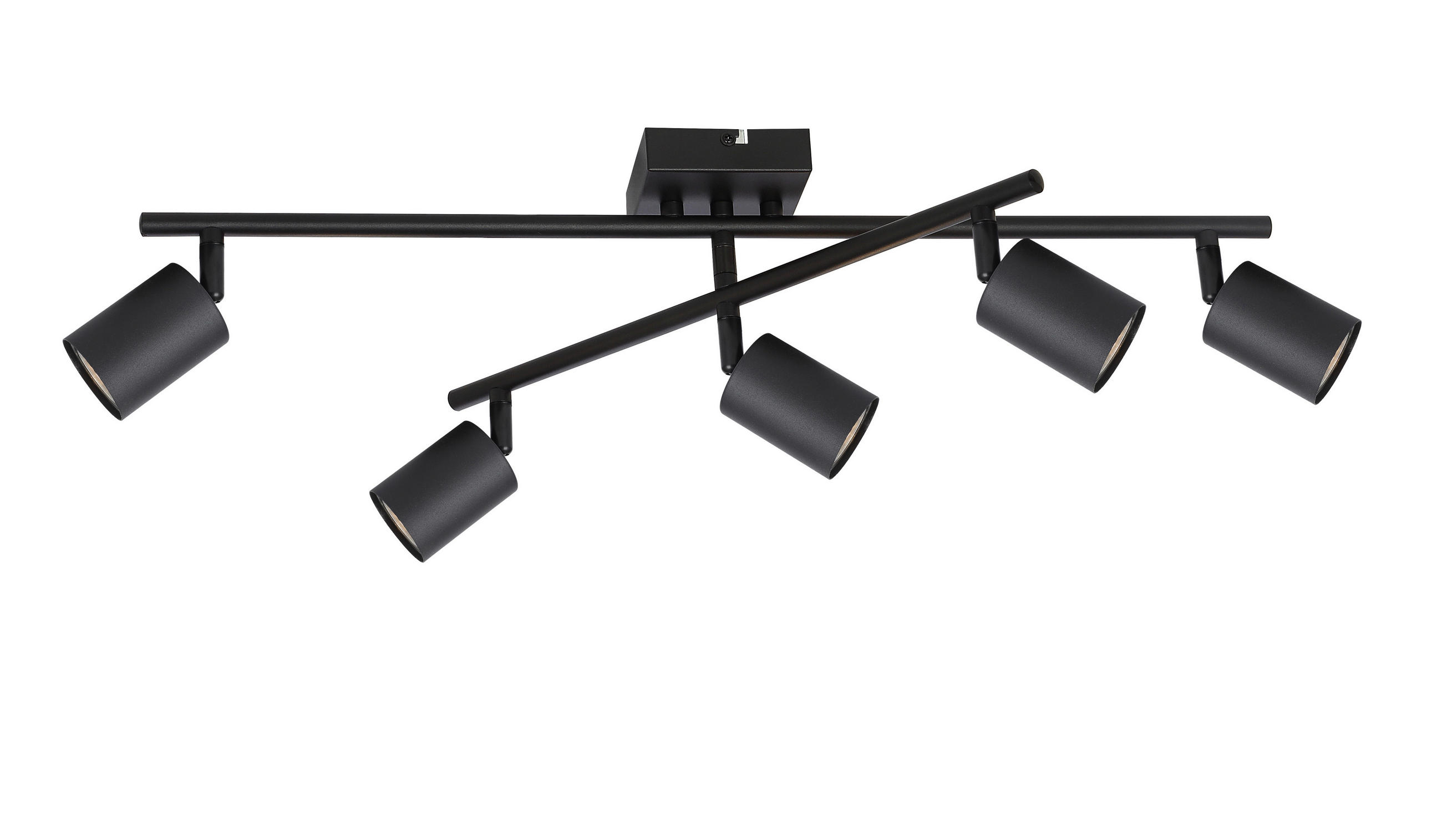 DECKENLEUCHTE    70,5/36/20 cm  - Schwarz, Trend, Metall (70,5/36/20cm) - Novel