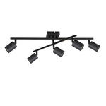 DECKENLEUCHTE    70,5/36/20 cm  - Schwarz, Trend, Metall (70,5/36/20cm) - Novel