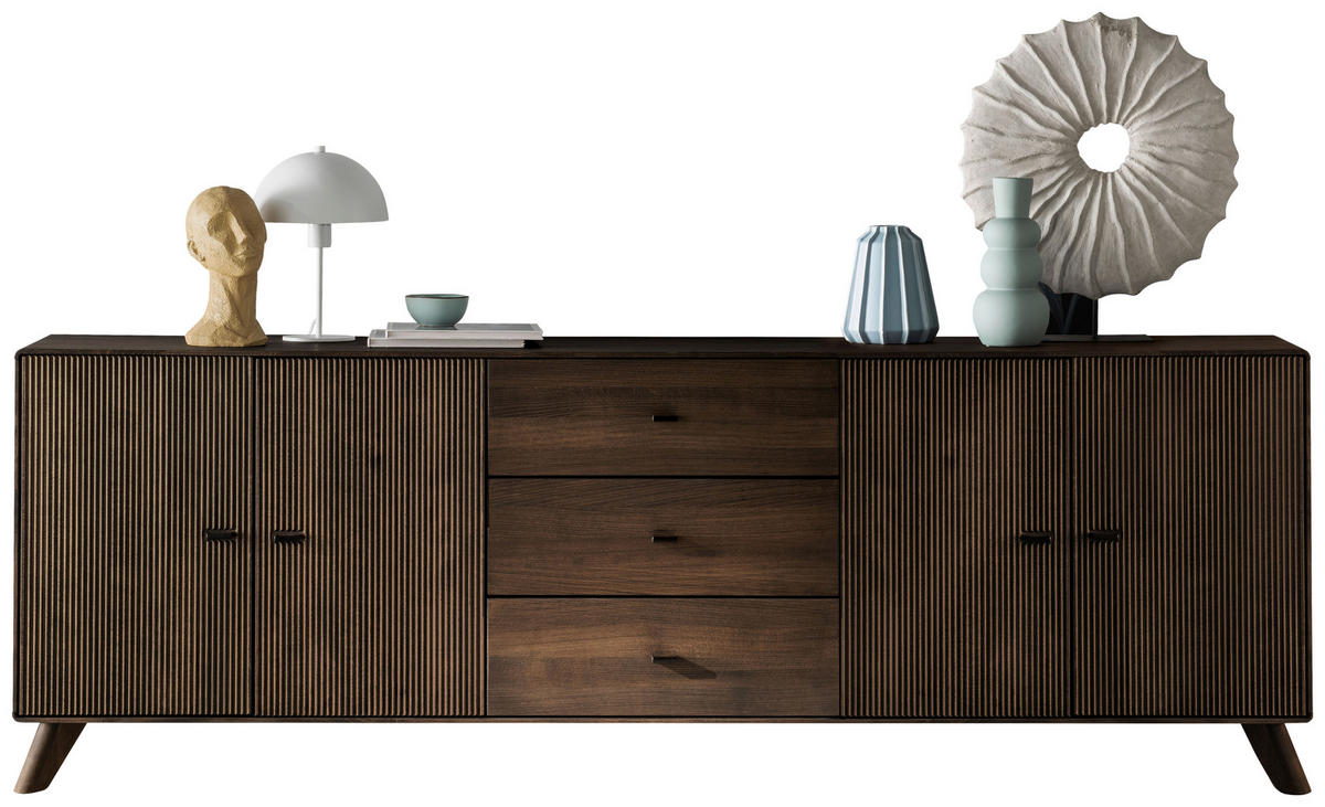SIDEBOARD  in 220/75/40 cm  - Kernbuche, KONVENTIONELL, Holz (220/75/40cm) - Livetastic