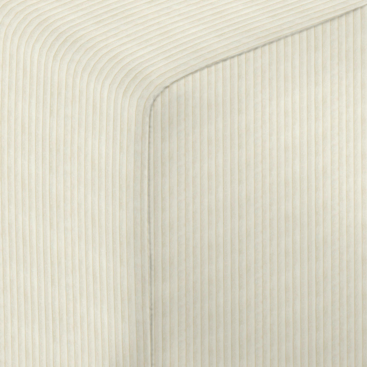 WOHNLANDSCHAFT in Cord Creme  - Buchefarben/Creme, Konventionell, Holz/Kunststoff (283/371/208cm) - Livetastic