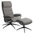 RELAXSESSELSET in Leder Grau, Schwarz - Schwarz/Grau, Design, Leder/Metall (80/116/71cm) - Stressless RELAXSESSELSET in Leder Grau, Schwarz - Schwarz/Grau, Design, Leder/Metall (80/116/71cm) - Stressless
