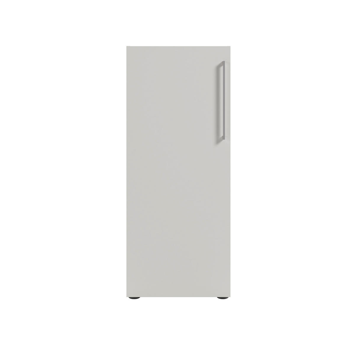 KOMMODE Colorado  in 45/55/42,9 cm  - Silberfarben/Schwarz, MODERN, Holzwerkstoff/Kunststoff (45/55/42,9cm) - Novel